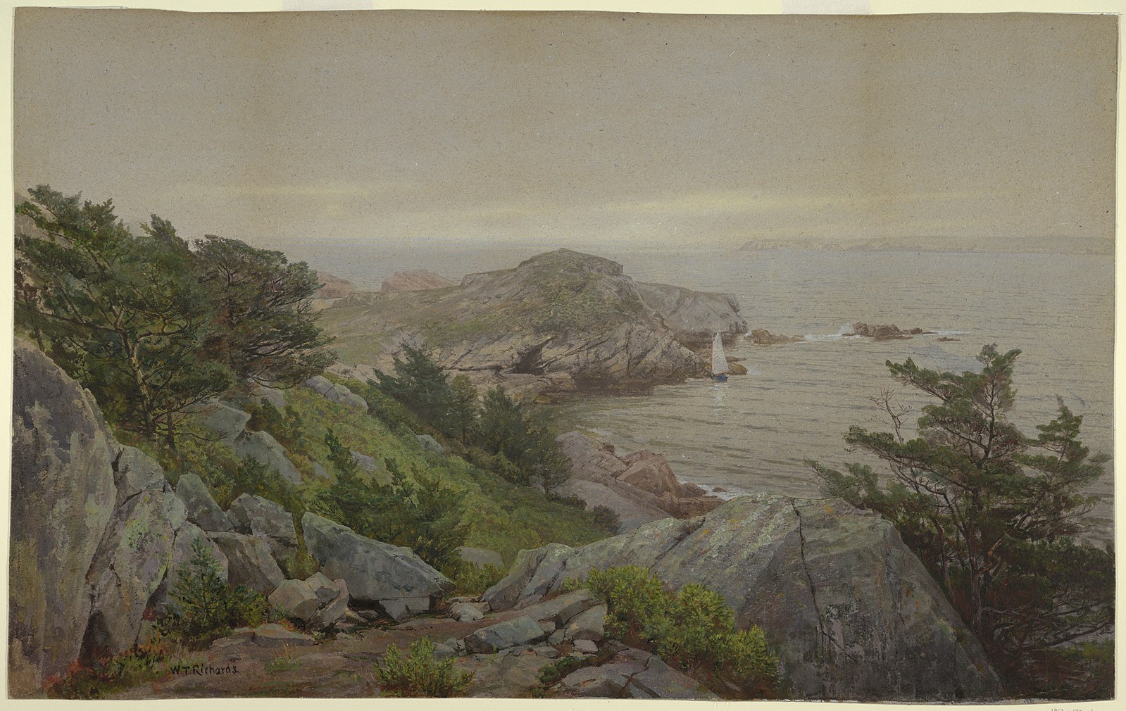 Drawing-of-Mackerel-Cove-Jamestown-RI-1877
