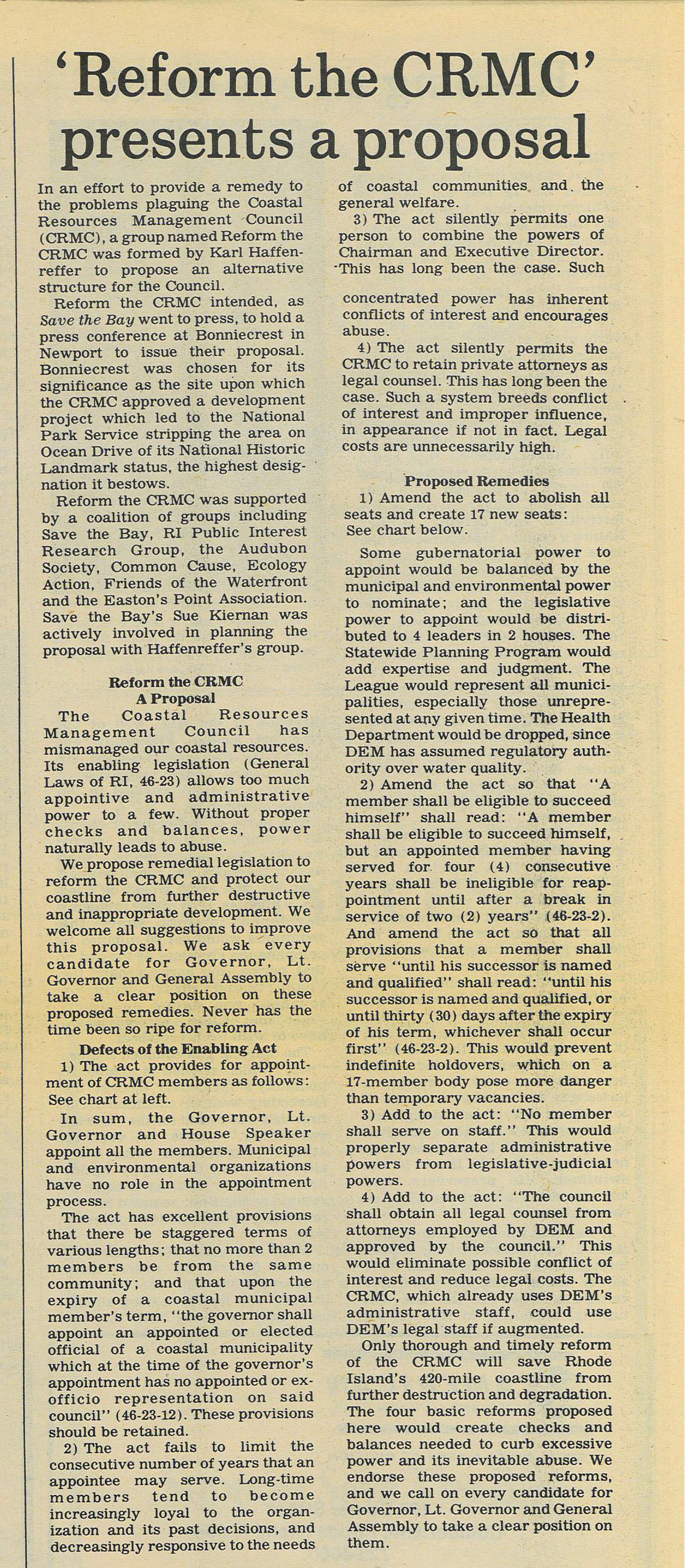 1984-article-from-Save-The-Bay-Sentinel-about-efforts-to-Reform-the-CRMC