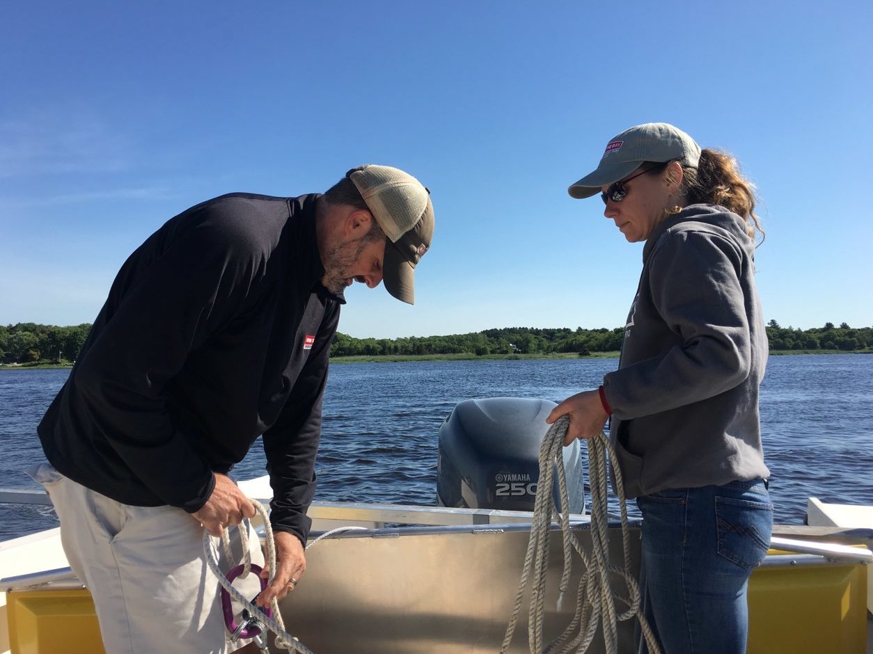 Dave-Prescott-Kate-Mcpherson-on-boat-trawling-for-microplastics