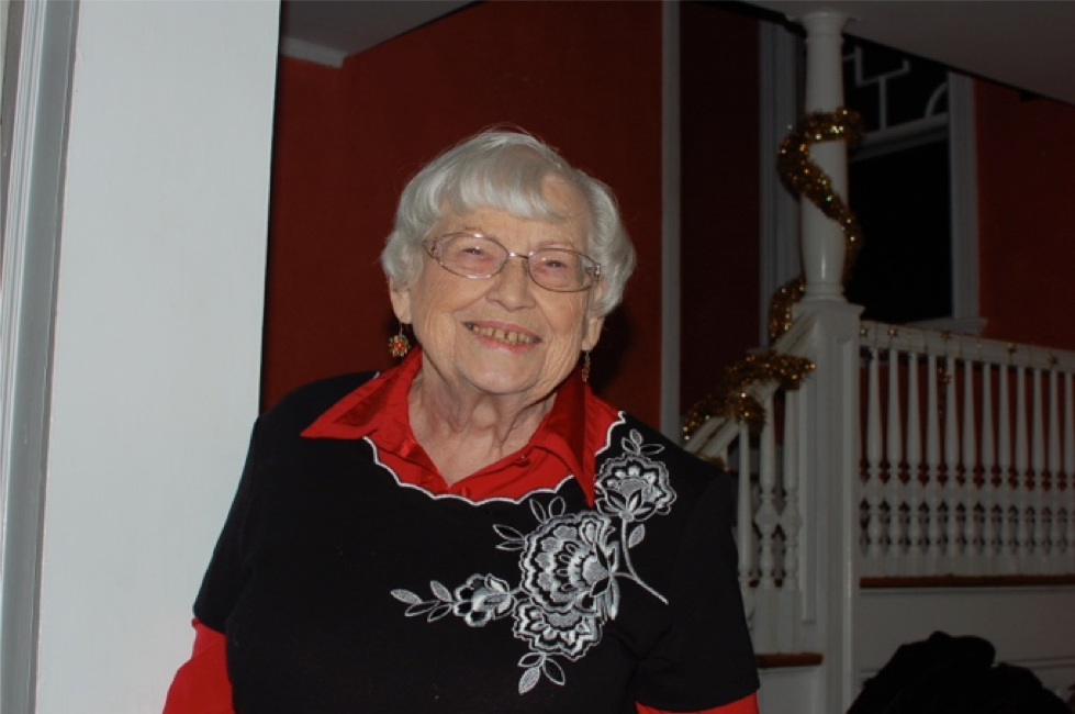 Louise Pryor, shown here, has spent more than forty years volunteering with Save The Bay.