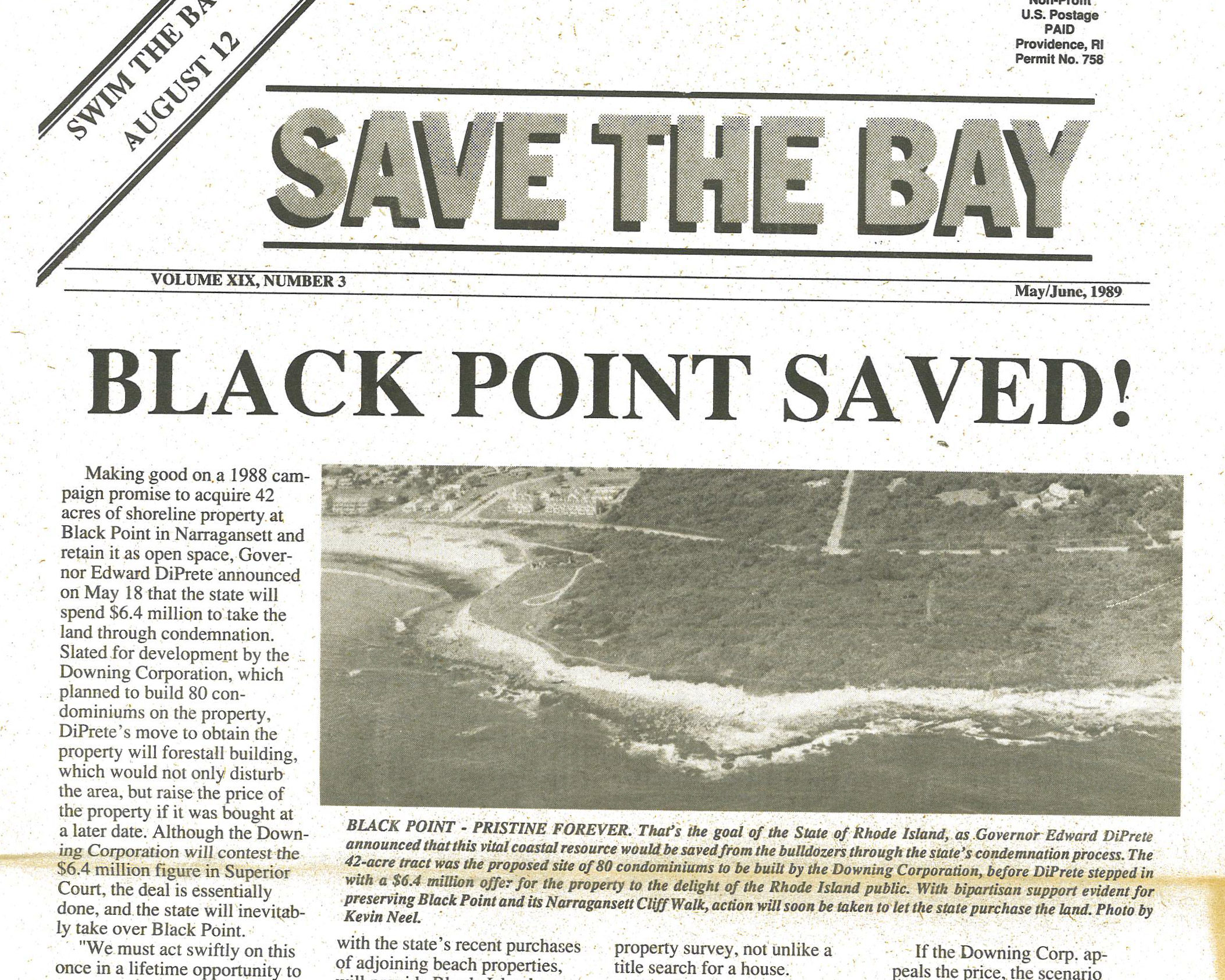 1978-Save-The-Bay-newsletter-declaring-Black-Point-Saved
