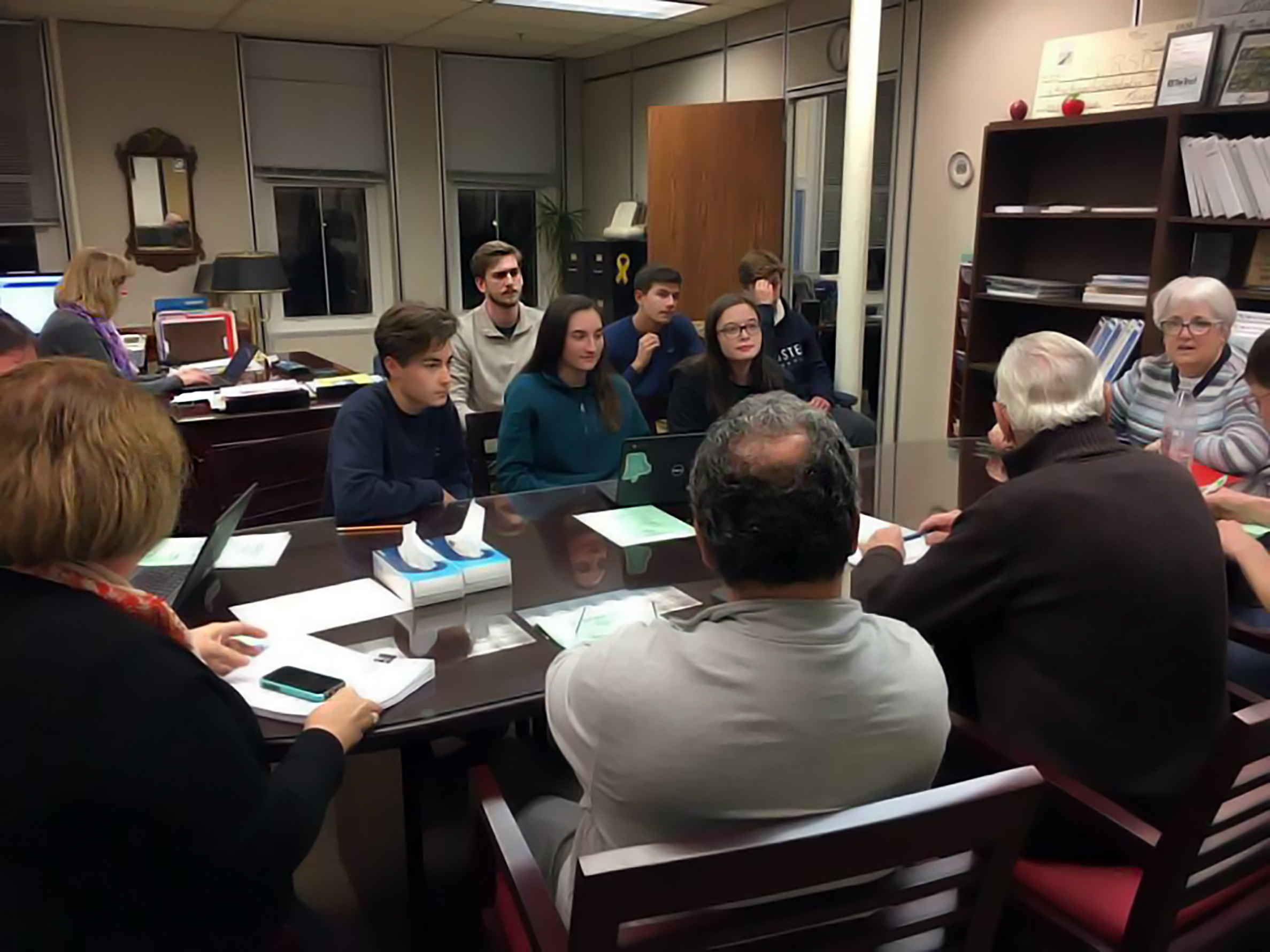 Mt-Hope-High-School-students-at-Bristol-Town-Council