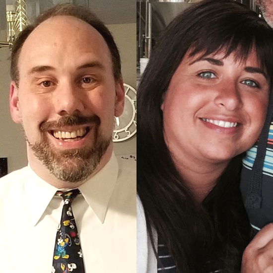 Save The Bay's 2018 Volunteers of the Year, Stacy Coutu and David Boulanger